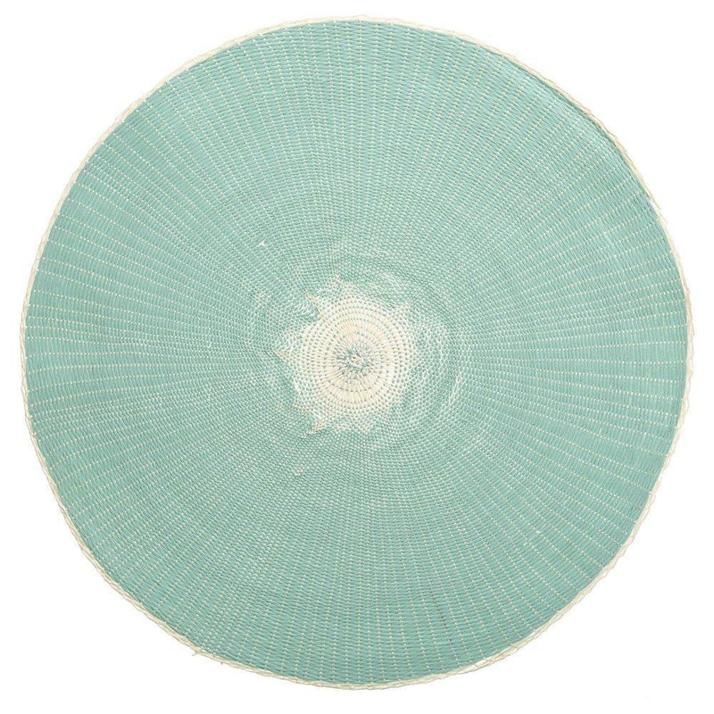 Podkładka na stół pod talerz OUTLAND, mata ochronna w kolorze zielonym, 38 cm