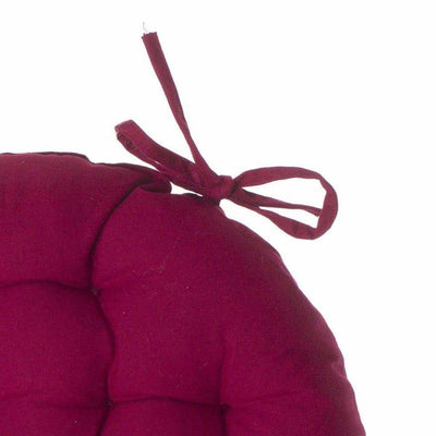 Okrągła poduszka na krzesło ROUND, Ø 38 cm, kolor czerwony