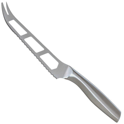 Nóż do sera ze stali nierdzewnej z profilowanym ostrzem, 27 cm