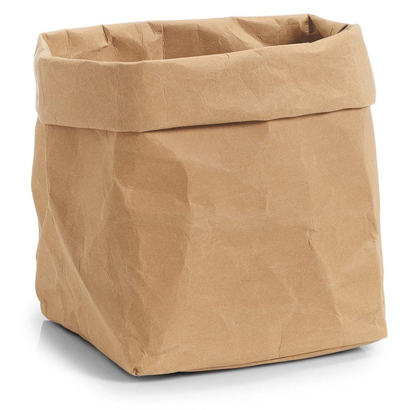Koszyk na żywność Roll-Down-Bag, kolor brązowy, Ø15 cm, ZELLER
