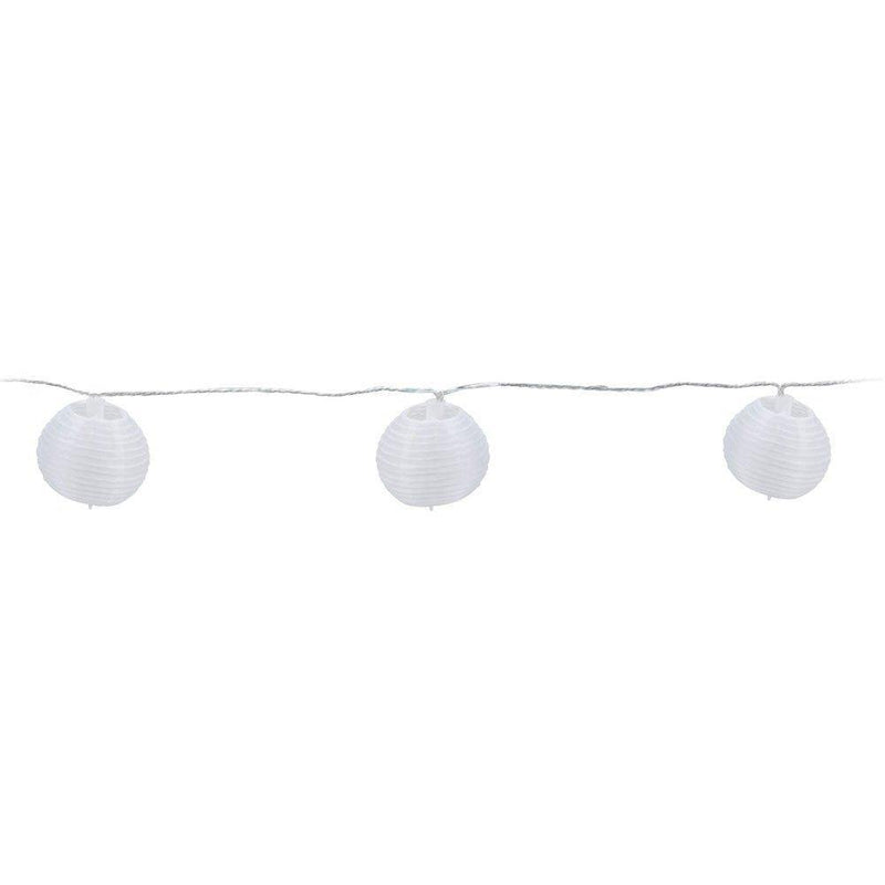 Biała girlanda LED, łańcuch 20 żarówek