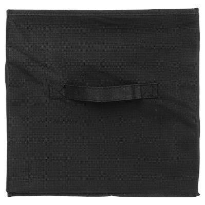 Pojemnik tekstylny do przechowywania, pudełko na ubrania, 31 x 31 cm, kolor czarny