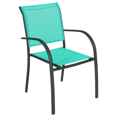 Krzesło ogrodowe, balkonowe, kolor miętowy