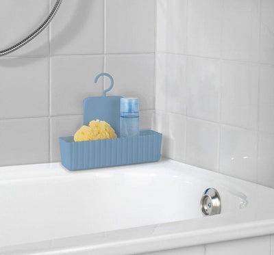 Półka łazienkowa, wisząca MINAS ALLSTAR, kolor jasnoniebieski