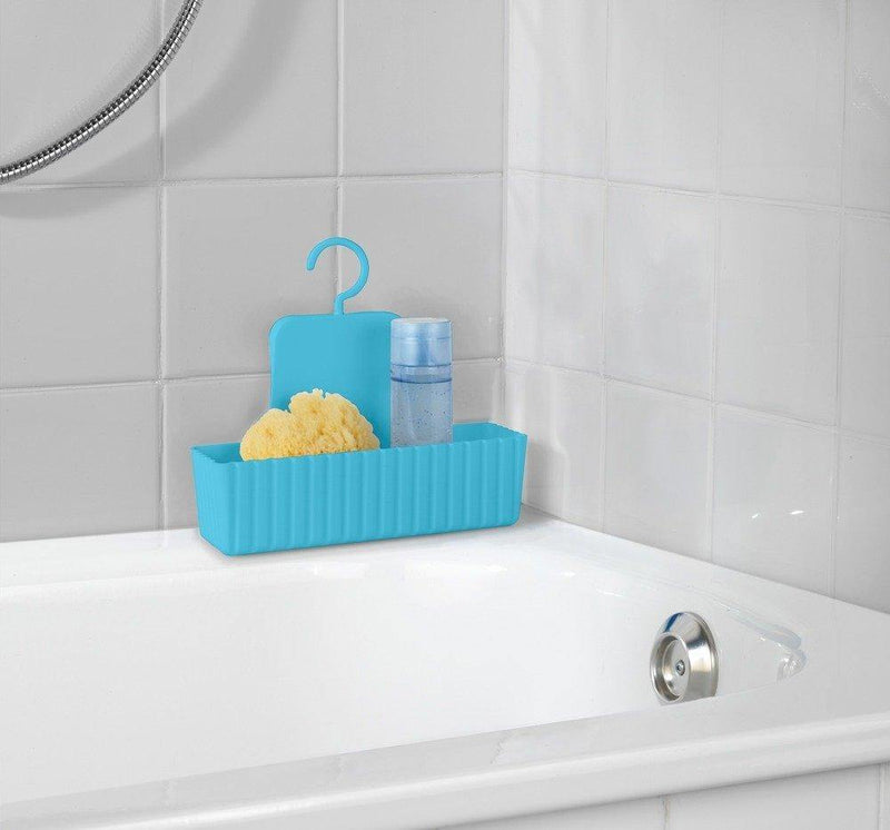 Półka łazienkowa, wisząca MINAS ALLSTAR, kolor niebieski
