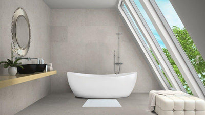 Dywanik łazienkowy TERRY ZEN, 40 x 60 cm, kolor biały, Allstar