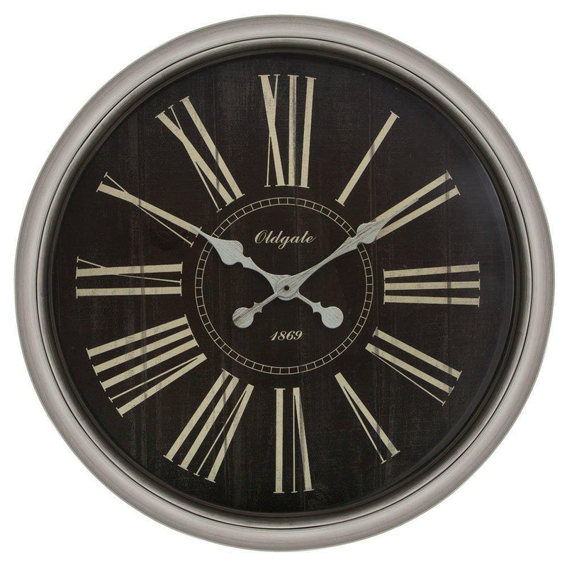 Zegar ścienny OLDGATE, Ø76, kolor czarny