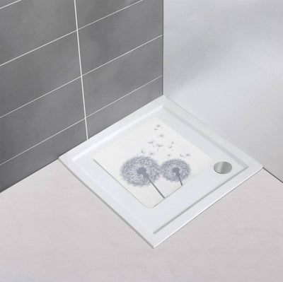 Zestaw łazienkowy ASTERA, zasłona prysznicowa 180x200 cm, mata prysznicowa, deska sedesowa duroplast, WENKO