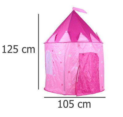 Zamek do zabaw dla dzieci, namiot, kolor różowy