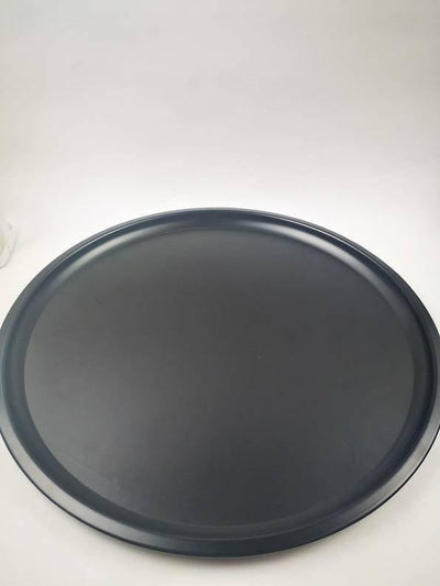 OUTLET Czarny, metalowy stolik z funkcją schowka
