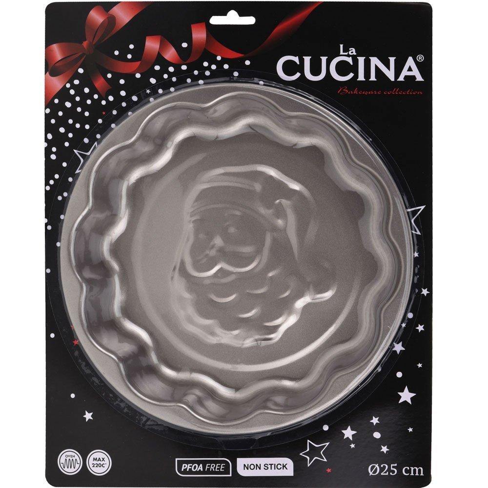 Forma do pieczenia z motywem Świętego Mikołaja, La Cucina, Ø 25 cm 
