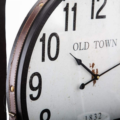 Zegar ścienny Old Town, zegar na ścianę do salonu, kuchni, Ø 55 cm