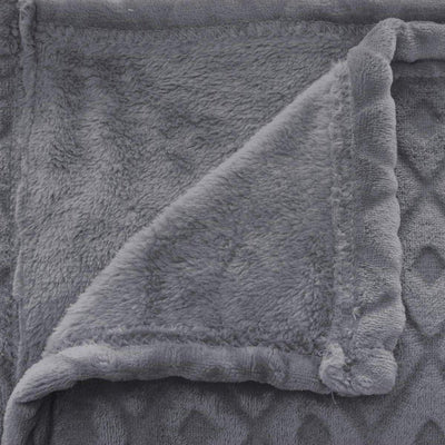 Miękki koc, kapa, narzuta na łóżko LOSAN, pled 3D, 180 x 230 cm