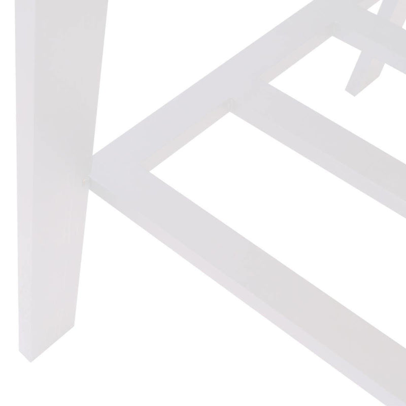 Lustro stojące LEO z półką, aluminium, 50x170 cm, kolor biały