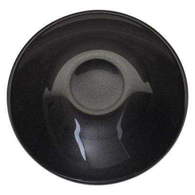 Talerz na zupę ANIA BLACK, szkło, Ø 17 cm, kolor czarny