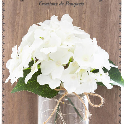 Dekoracja świetlna FLOWER DECO, LED, motyw białych kwiatów