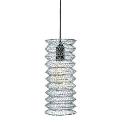 Lampa wisząca ALI SILVER, nowoczesna, 40 cm, kolor srebrny