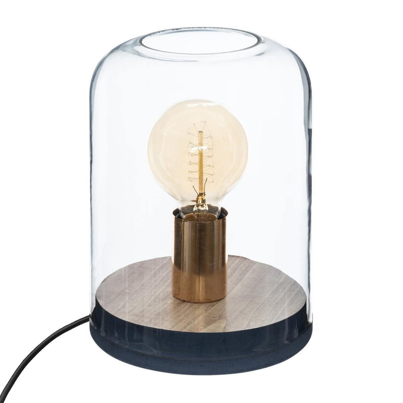Lampa stołowa z żarówką, nowoczesna, Ø 17 cm