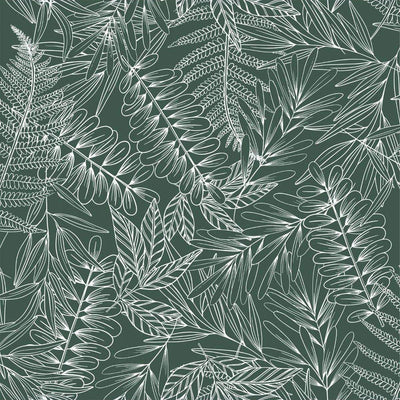 Komplet pościeli bawełnianej TROPIK, motyw liści, 240 x 220 cm