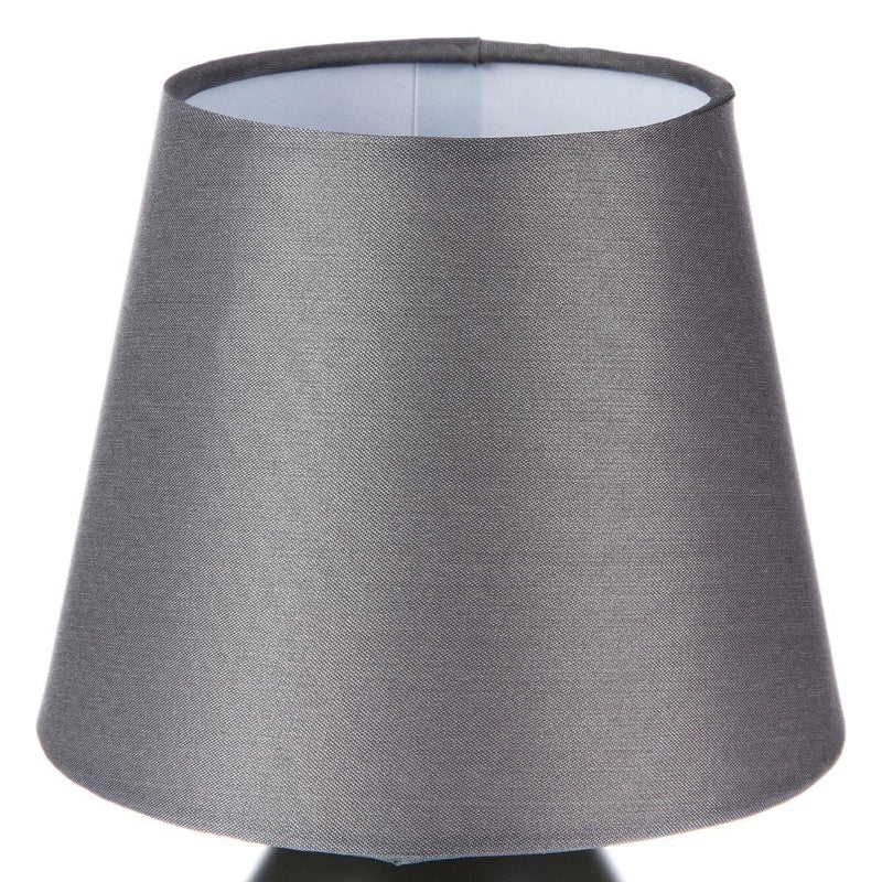 Lampka stołowa CHEVET, metalowa, 19 cm, kolor szary