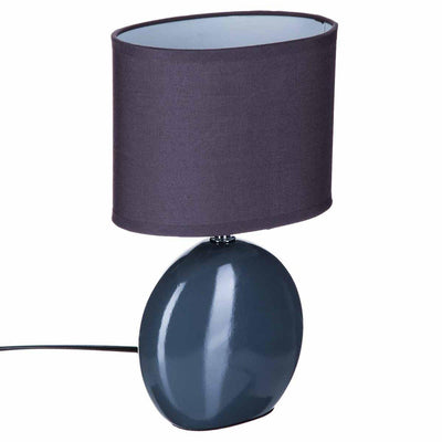 Lampa stołowa OVAL GRIS, ceramiczna, 31 cm