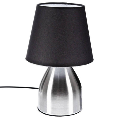 Lampa stołowa CHEVET TOUCH, metalowa, 20 cm, kolor szary