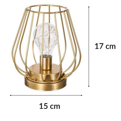 Lampa LED z żarówką dekoracyjną, 17 cm
