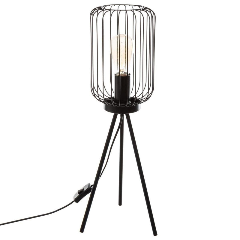 Lampa dekoracyjna stojąca EGIO, metalowa, 59 cm, kolor czarny