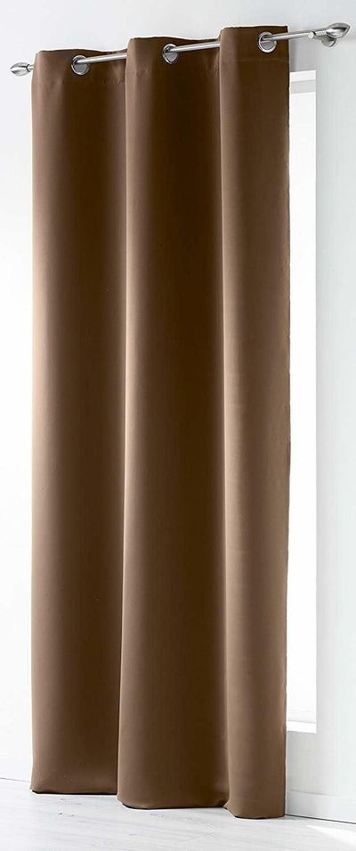 Zasłona zaciemniająca OCCULT 140 x 240 cm, kolor brązowy