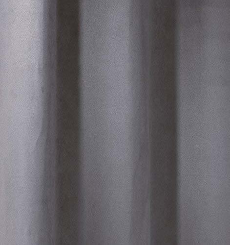 Zasłona okienna SUEDINE, 140 x 240 cm, ciemnoszara