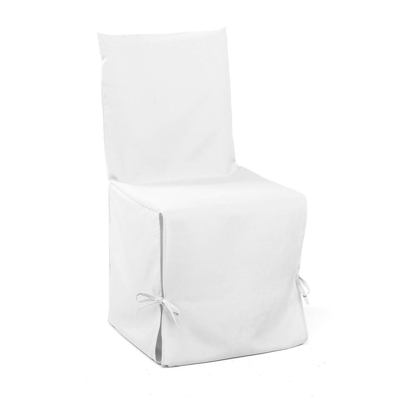 Pokrowiec na krzesło 50 x 50 x 50 cm ESSENTIEL, kolor biały