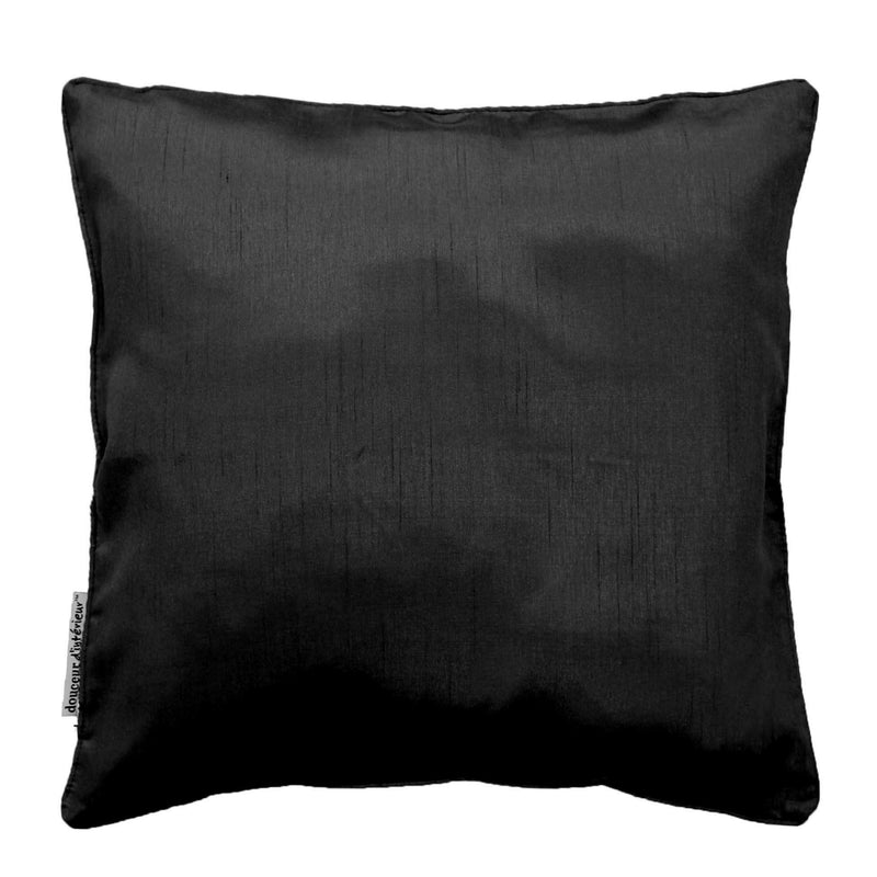 Poszewka na poduszkę 40 x 40 cm SHANA gładka, kolor czarny