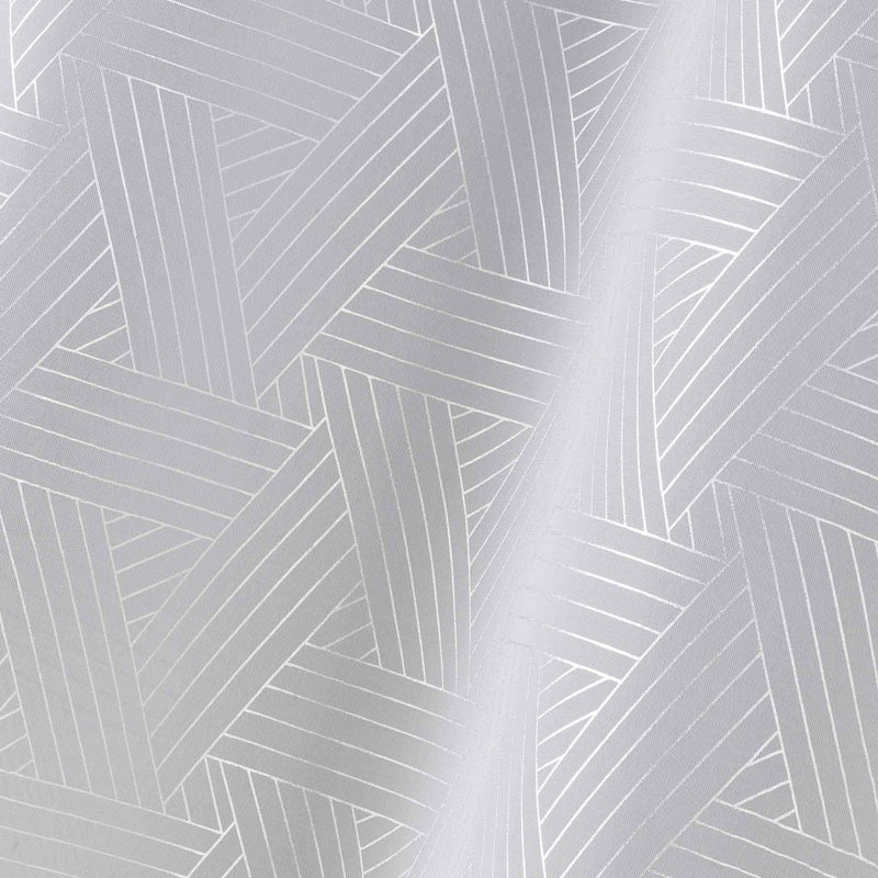 Firana do salonu srebro i biel LUXURY, 140 x 240 cm