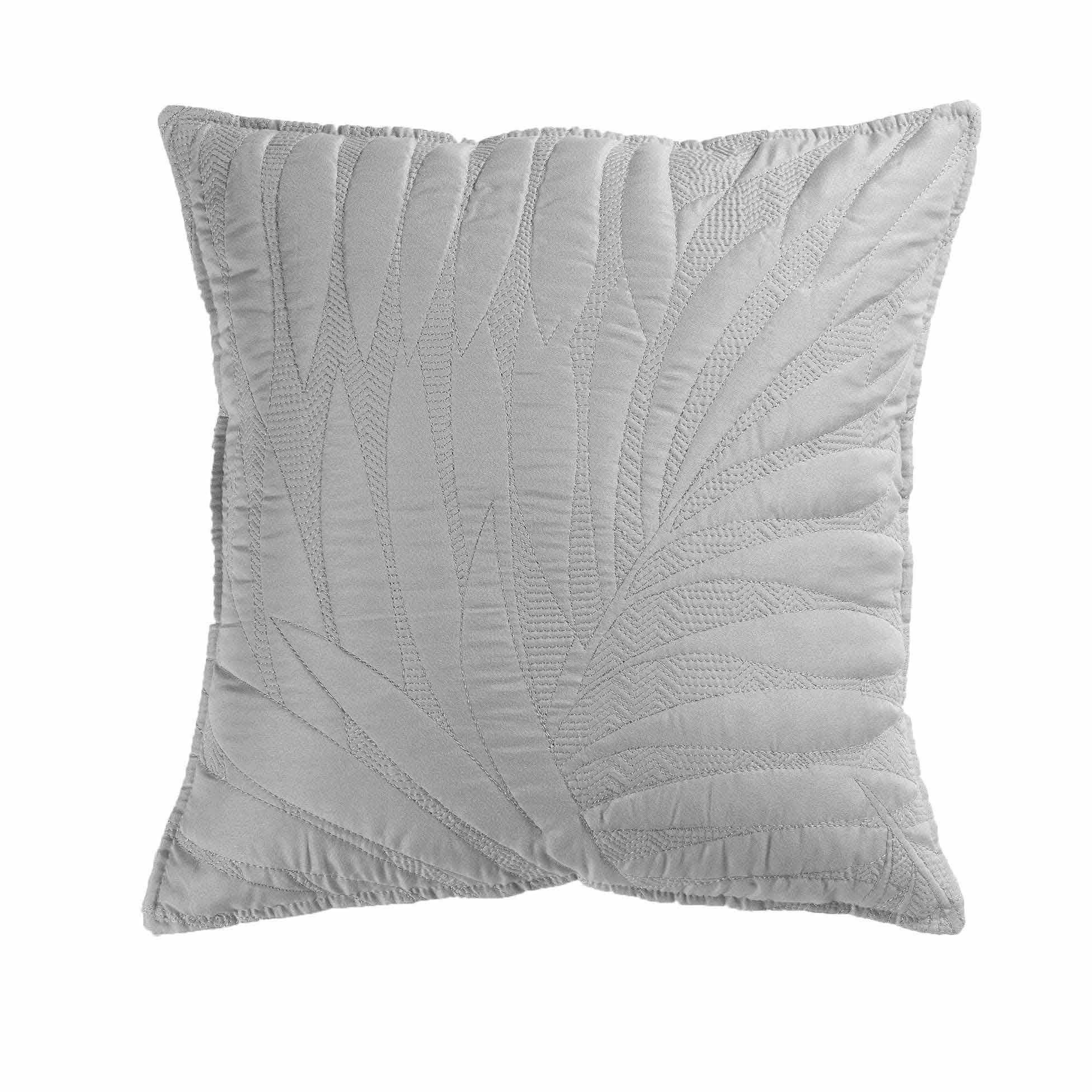 Poszewka na poduszkę ALESIA szara, 40 x 40 cm