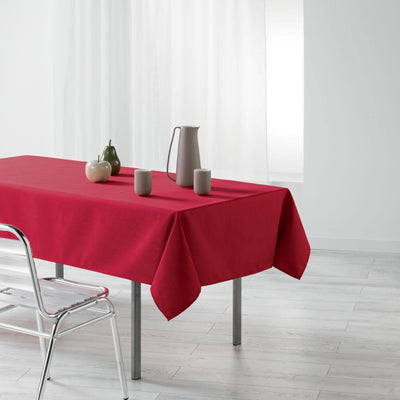 Obrus na stół żakardowy LIANY, kolor czerwony, 140 x 250 cm