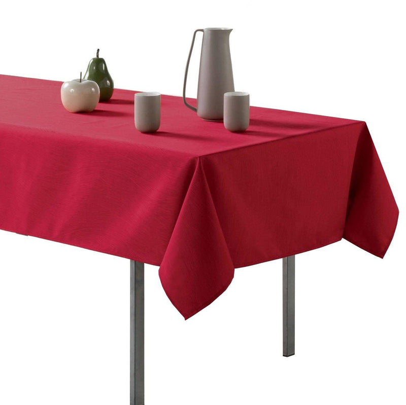 Obrus na stół żakardowy LIANY, kolor czerwony, 140 x 250 cm