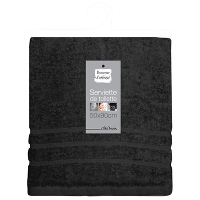 Ręcznik VITAMINE 50 x 90, kolor czarny