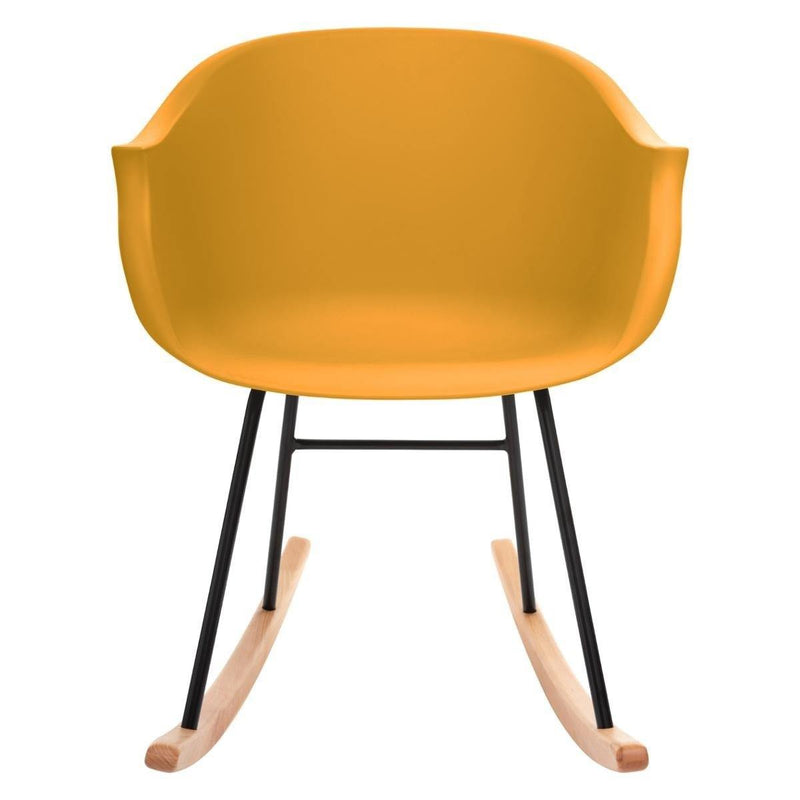 Bujak COSY, krzesło bujane, żółte