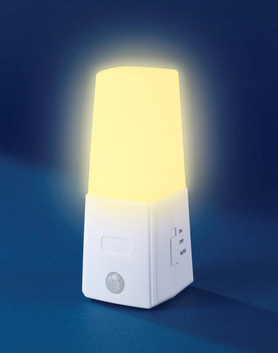 Lampka nocna LED z sensorem ruchu, 2w1 - 2 sztuki