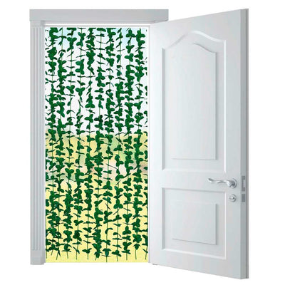 Kurtyna na drzwi, sztuczne rośliny LIŚCIE, 90 x 190 cm, WENKO