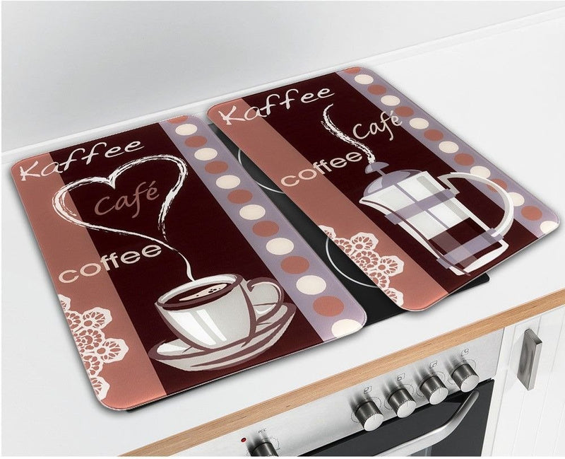 Szklane płyty ochronne COFFEE FLAVOUR, 2 sztuki
