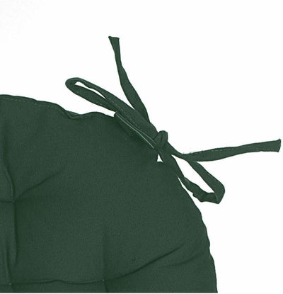 Okrągła poduszka na krzesło ROUND, Ø 38 cm, kolor zielony