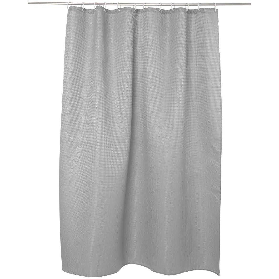 Zasłona prysznicowa ABELIE 180x200 cm, poliester, kolor szary