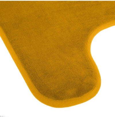 Dywanik pod WC, 48 x 48 cm, żółty