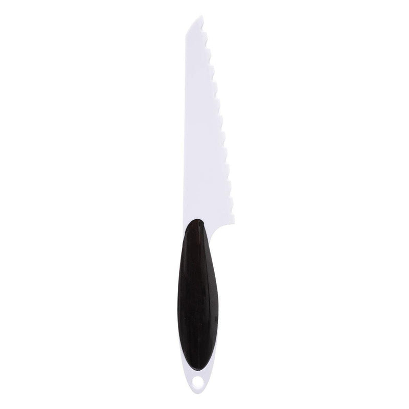 Pojemnik na bagietki z deską + nóż, 40 x 12 cm, kolor czarny