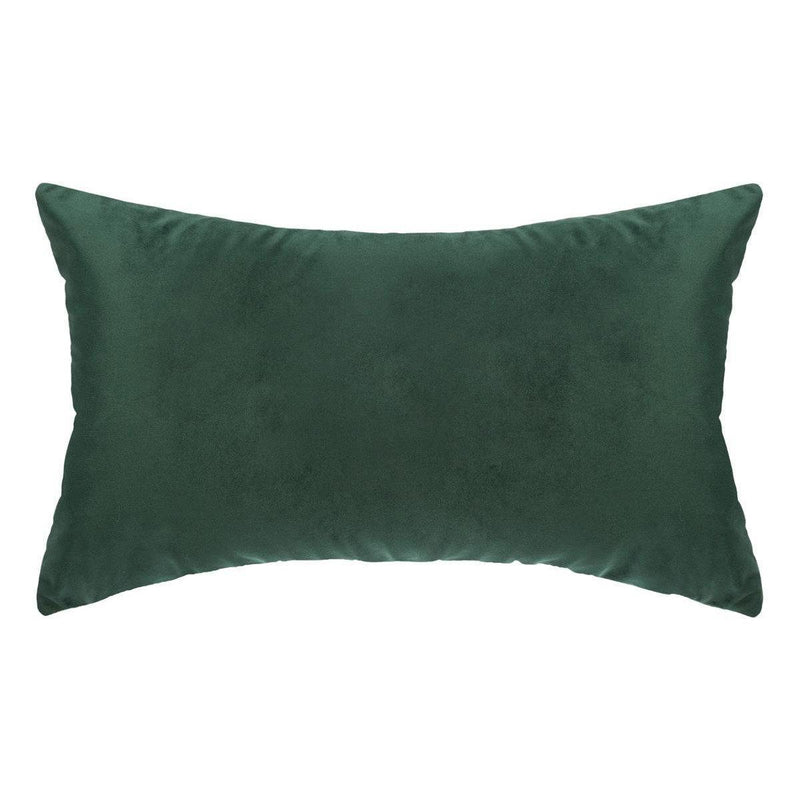 Poduszka aksamitna prostokątna SEQUIN, 30 x 50 cm, kolor zielony