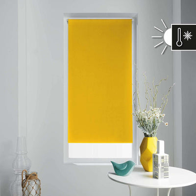 Roleta okienna OCCULT, 60 x 90 cm, żółta