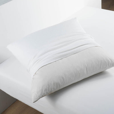 Poszewka na poduszkę do spania, 65 x 65 cm, kolor biały