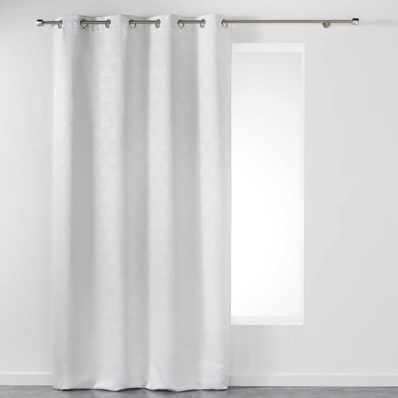 Zasłona okienna TRIOMY, 140 x 260 cm, biała
