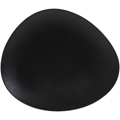 Talerz płaski GALET, 33 cm, kolor czarny